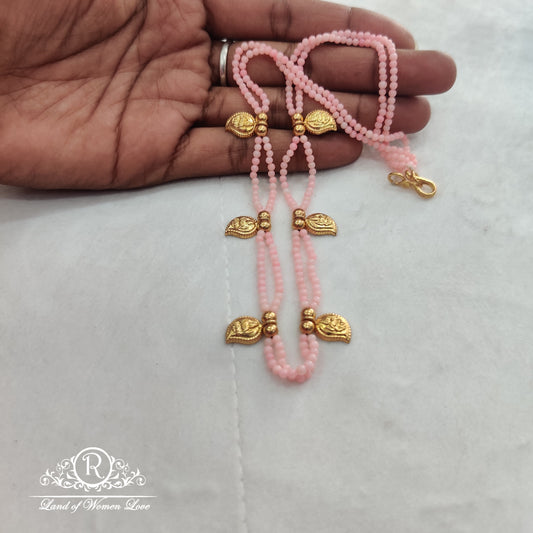 92.5 Silver Mongo Locket With Beads MalaRCH312