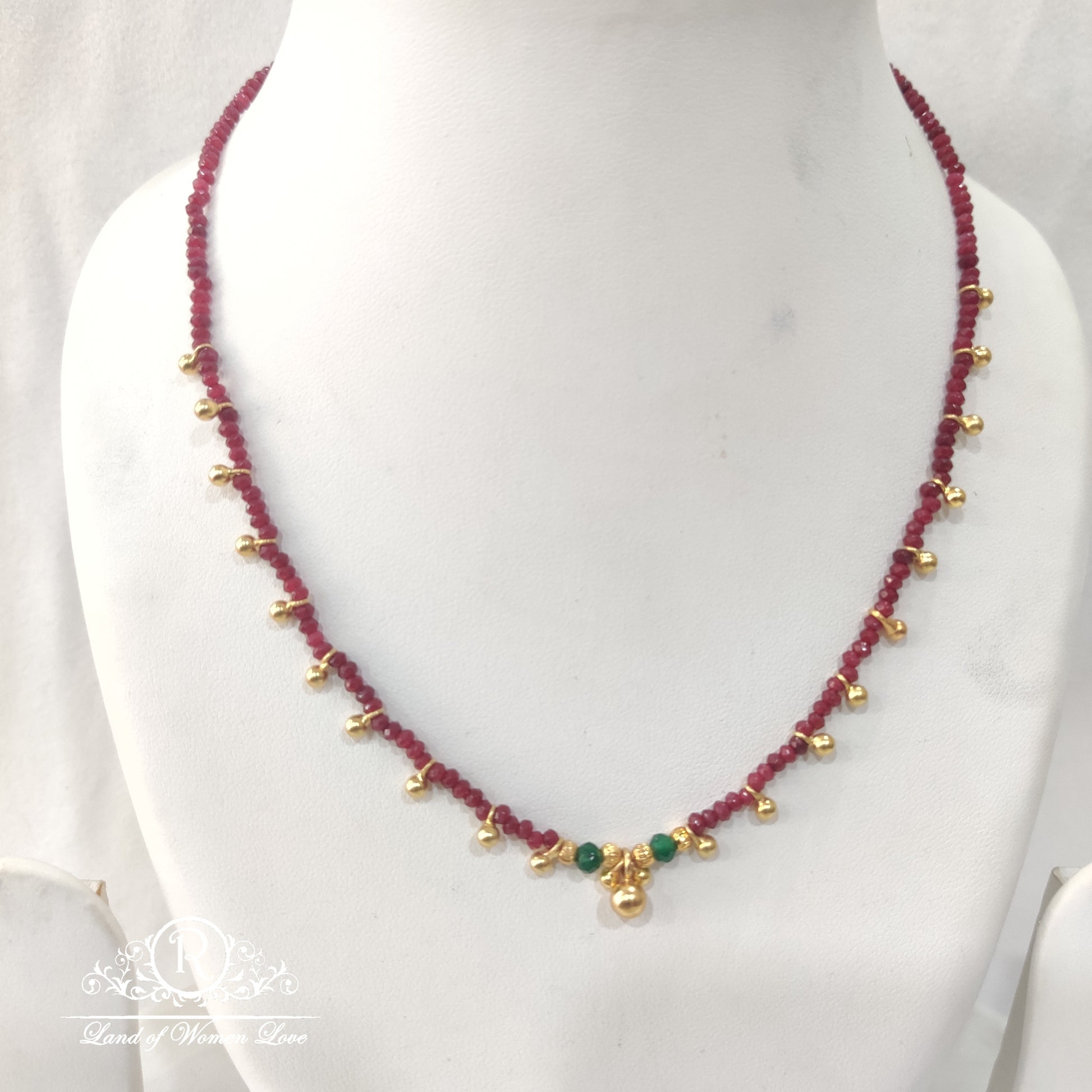 beautiful rubbi colours breads mala 92.5 silver ramala jewelry / ramala collections