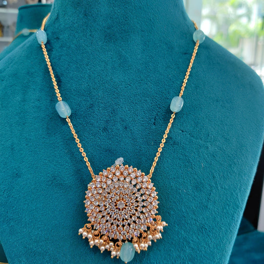 chain 92.5 silver jewelry beautiful locket with beads model chain:s608 jr179 92.5 silver ramala jewelry / ramala collections