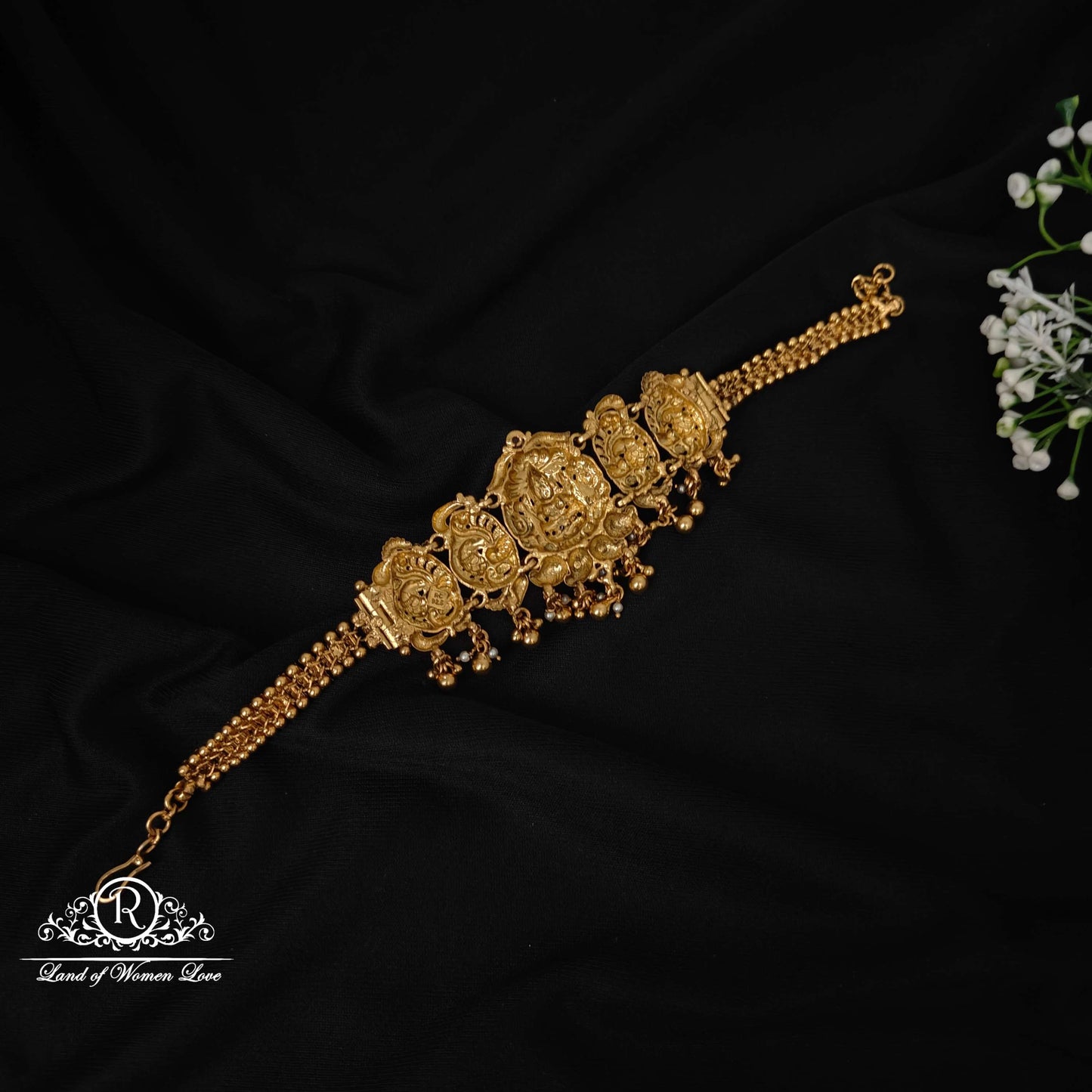 Peacock design Nakshi Silver choker-RC85-70CP011