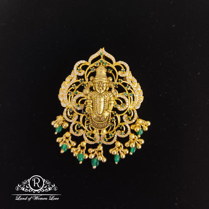 pendant lord venkateswara swamy pendant-rc85-70cp026 92.5 silver ramala jewelry / ramala collections