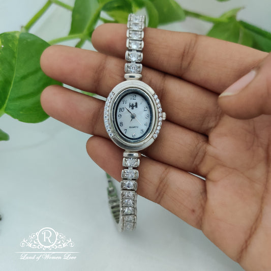 beautiful silver watch with replica designs ã¢å“â¨"8-rch438 92.5 silver ramala jewelry / ramala collections