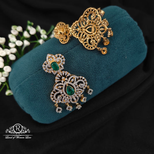 92.5 silver simple and Cute earrings - RCDS0516