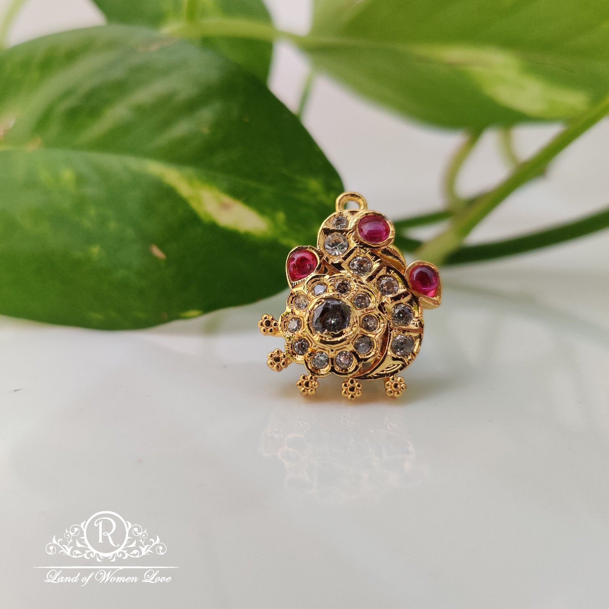 simple and cute ã¢å“â¨ silver peacock ã°å¸â¦å¡ side lockets -rch532 92.5 silver ramala jewelry / ramala collections