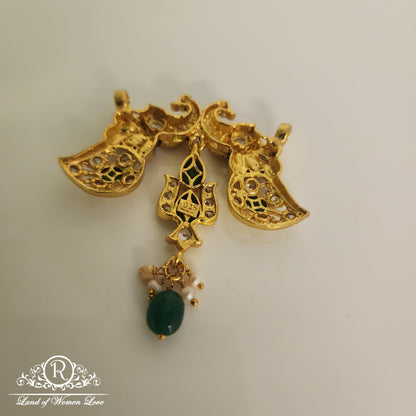 Peacock design Silver Mala Locket-RCM201