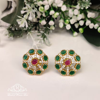 stud beautiful silver studs-rc85-70cp064 92.5 silver ramala jewelry / ramala collections