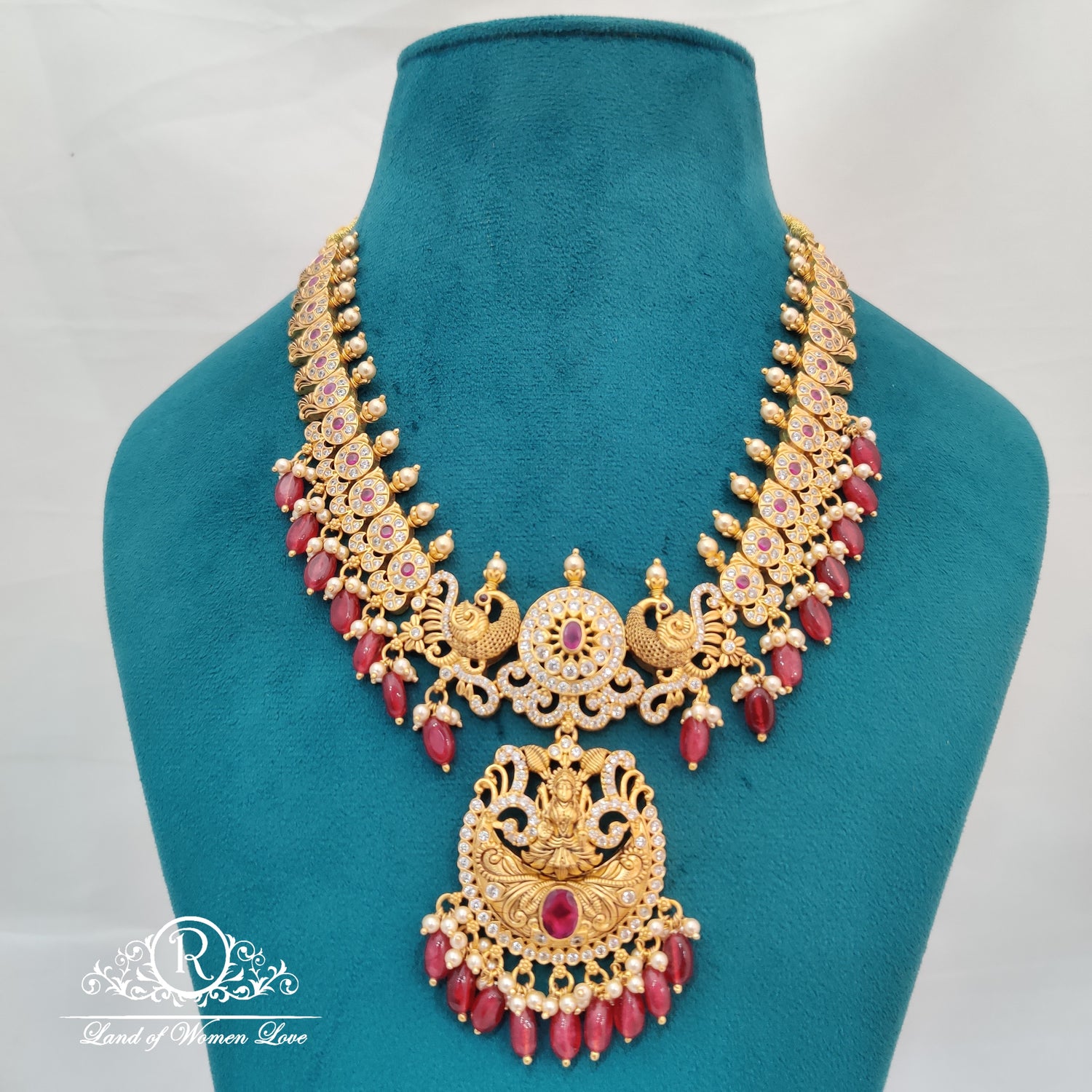 necklace beautiful original cz- silver necklace-rcm901 cz 92.5 silver ramala jewelry / ramala collections