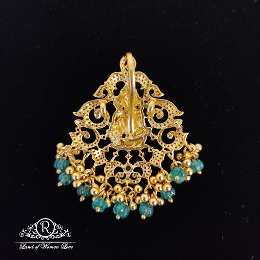 Lord Ganesh Silver Pendant-RC85-70CP015