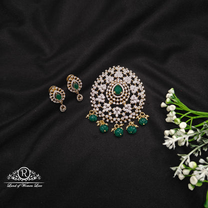 Diamond Finishing Silver Pendant-RCDS048