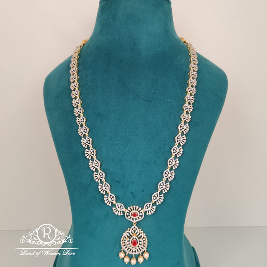 haram diamond finishing beautiful design silver haram-rc85-90cp03 92.5 silver ramala jewelry / ramala collections