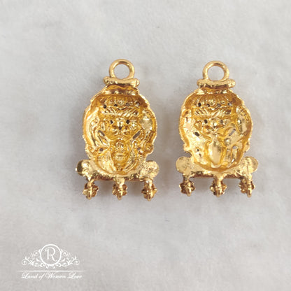 92.5 silver Jewelry Beads making Lakshmi Devi pendant RCV090