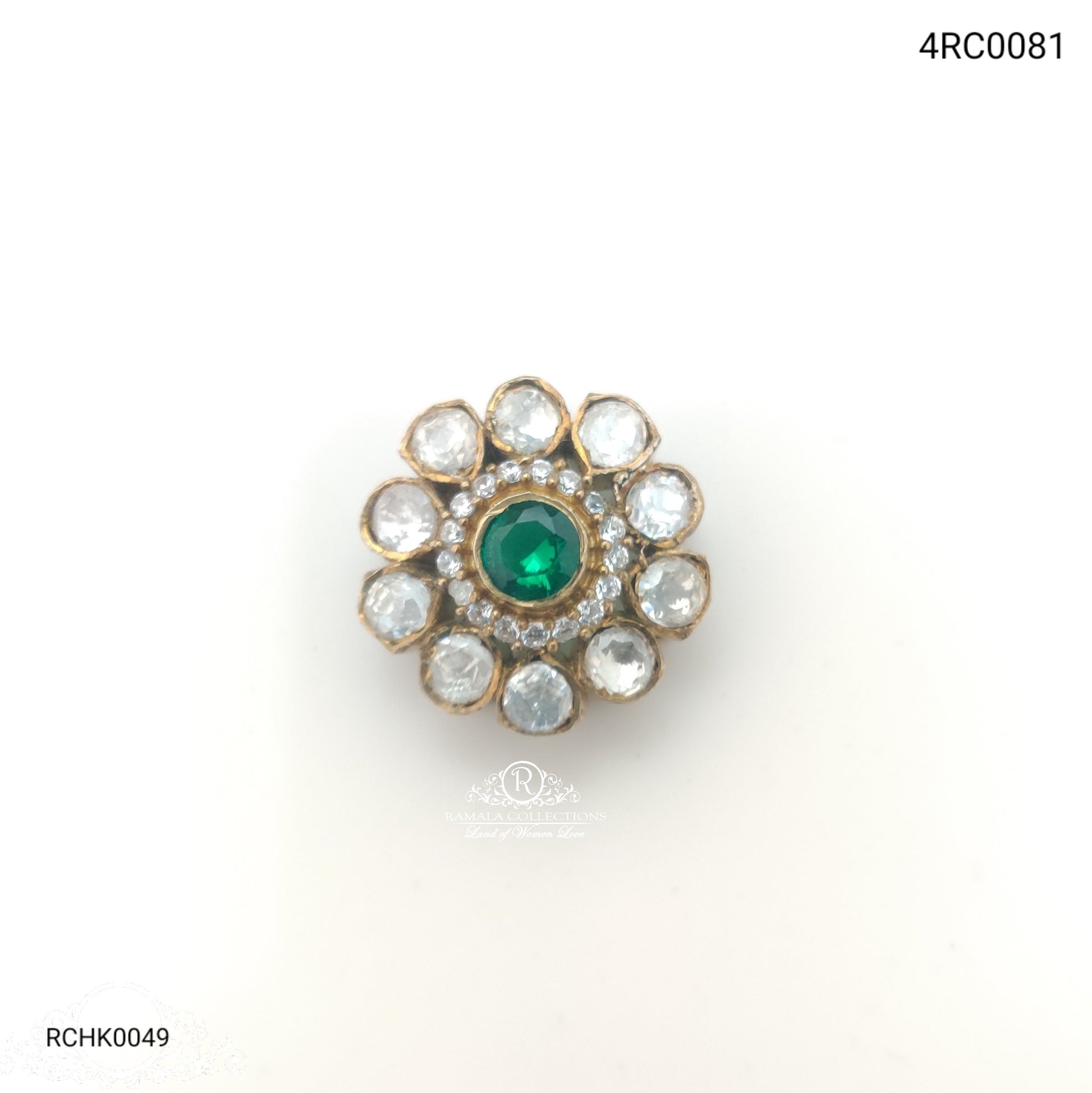 silver victorian ãƒâ¢ã…â€œã‚â¨ side lockets-rchk0049 moissanite 92.5 silver ramala jewelry / ramala collections