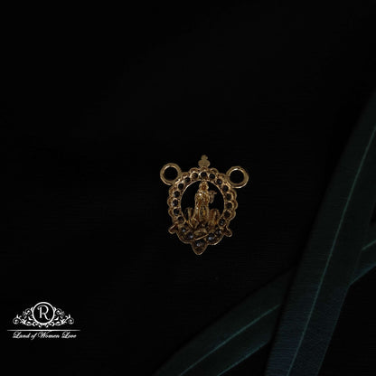 Lord Krishna Silver Mala locket-RCM1016