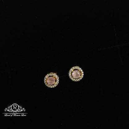 92.5 Silver CZ- stones beautiful pendant set-RCDS088