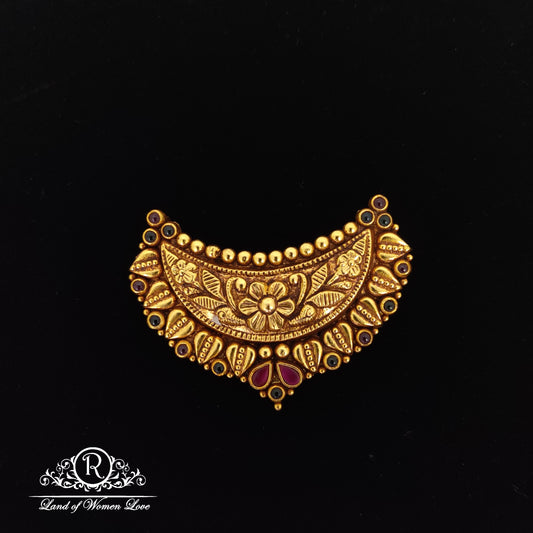 flower design silver mala locket-rcjr686 92.5 silver ramala jewelry / ramala collections