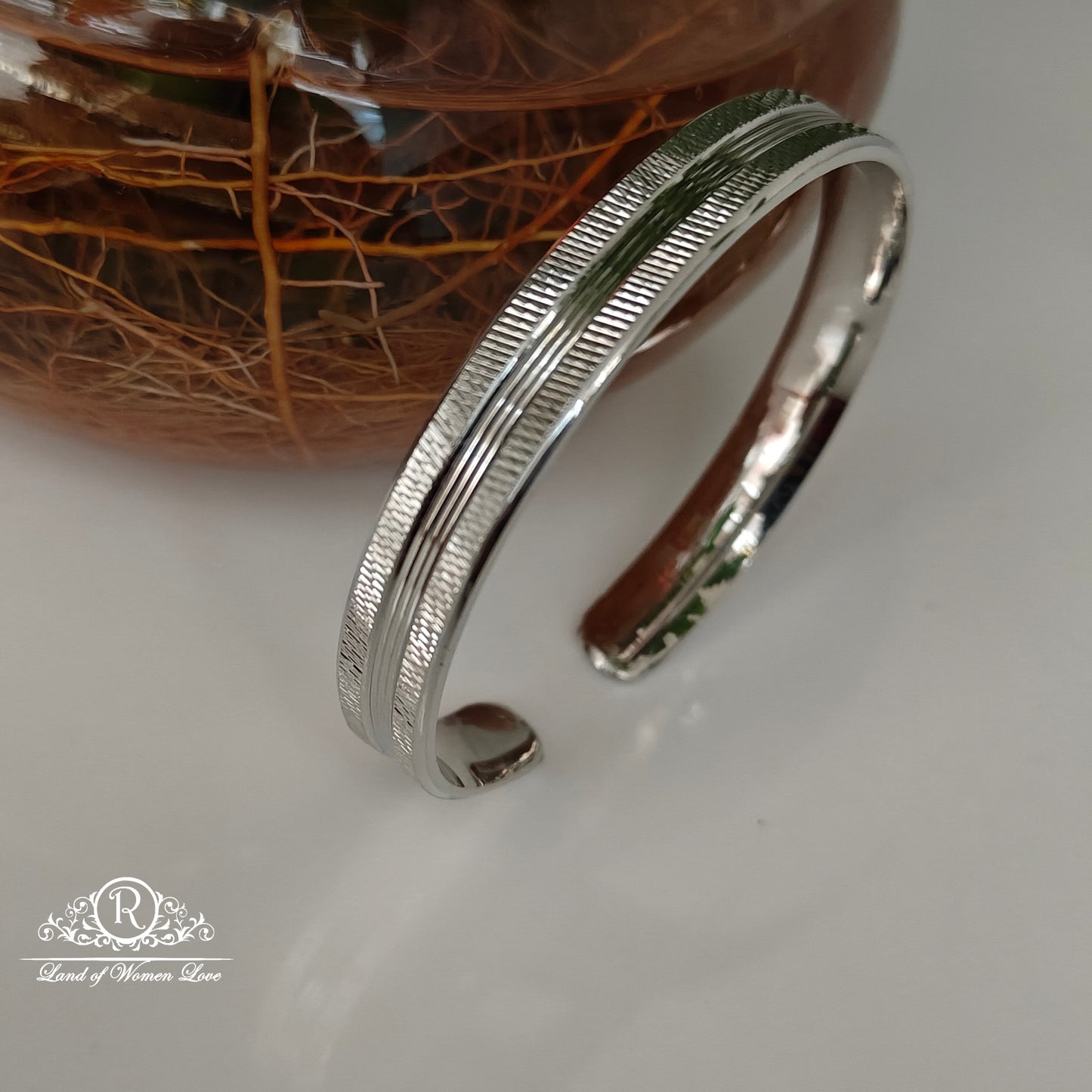 92.5 silver adjustable kada-rcra86 92.5 silver ramala jewelry / ramala collections