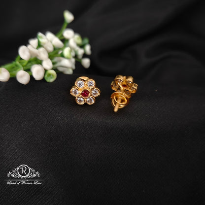 92.5 silver simple and Cute earrings-RCZ77