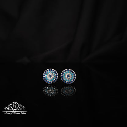 stud silver earrings-rchs38-3 92.5 silver ramala jewelry / ramala collections