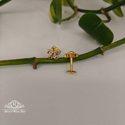 92.5 silver simple and Cute earrings - RCK292-1