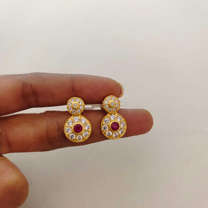 Silver earrings -RCM681