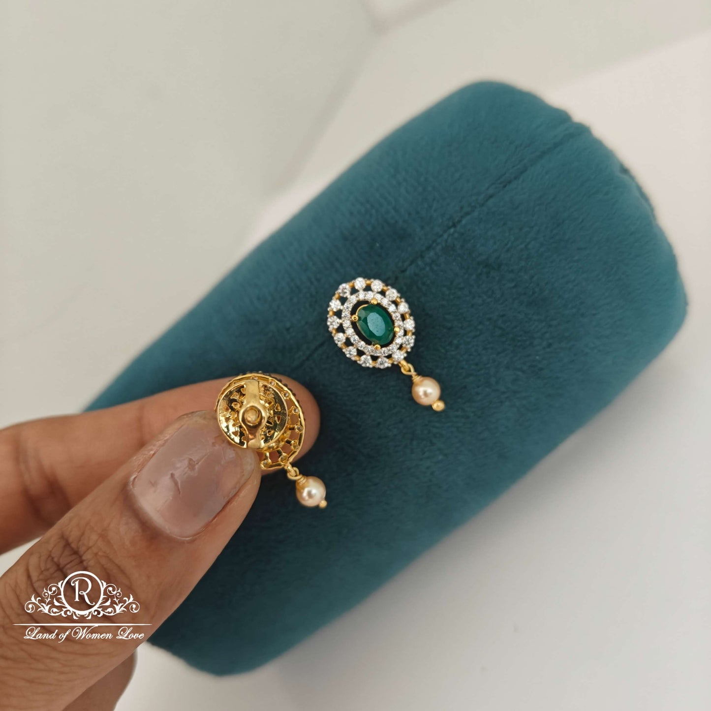 Diamond finishing Replica Silver Studs-RC94-90CP020