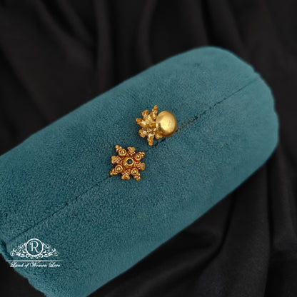 92.5 Silver small earrings-RCJR915