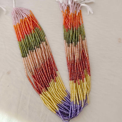 CZ-batti multi colour beads -RCMJ123