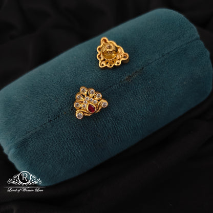 92.5 silver simple and Cute earrings  - RCCP461