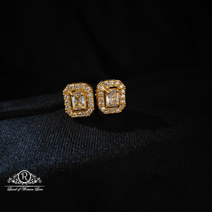earrings silver squre model earrings -rcm377 92.5 silver ramala jewelry / ramala collections
