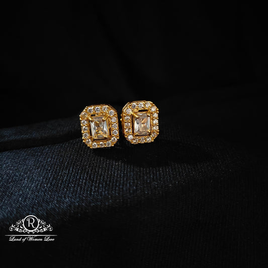 earrings silver squre model earrings -rcm377 92.5 silver ramala jewelry / ramala collections