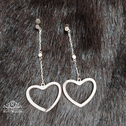 Silver Hanging Earrings-S589