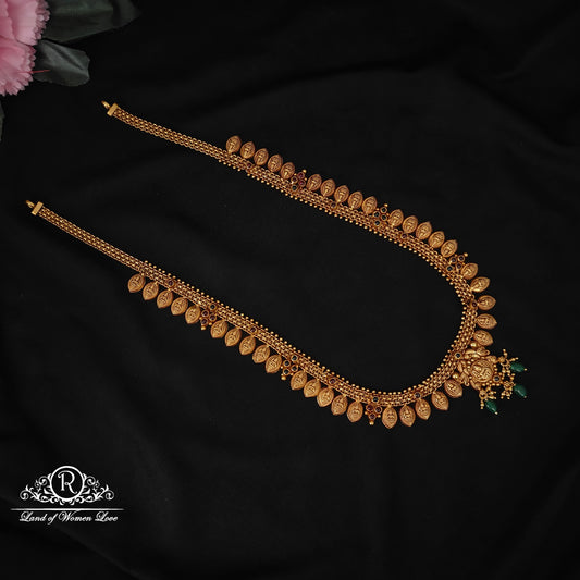 haram 92.5 silver simple and cute haram with lakshmi devi design -rcz88 92.5 silver ramala jewelry / ramala collections