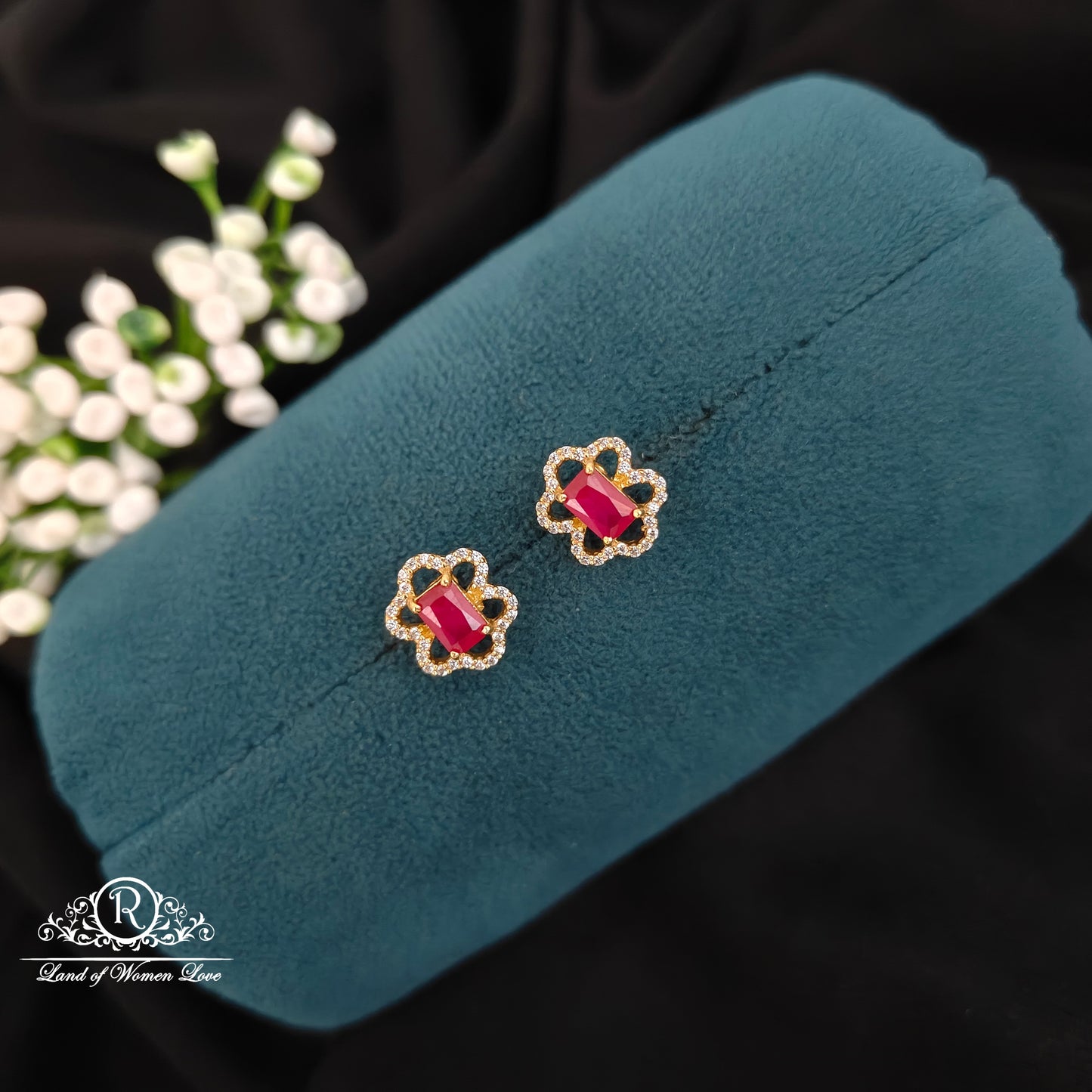 earrings silver cute and beautiful earrings -rcbg083 92.5 silver ramala jewelry / ramala collections