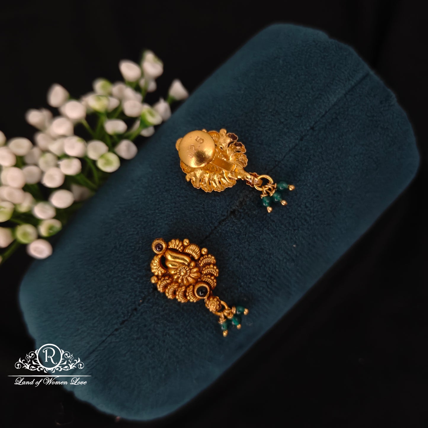 Silver simple and Cute earrings RCNS056