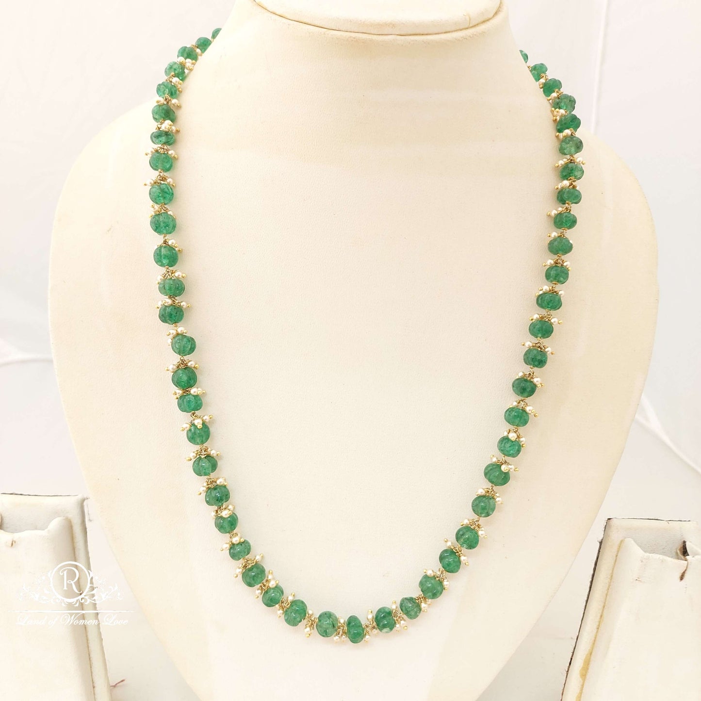 chain silver pumpkin beads chain-h080-1 92.5 silver ramala jewelry / ramala collections