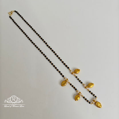 92.5 silver Black Beads with white stone lockets -RCH791