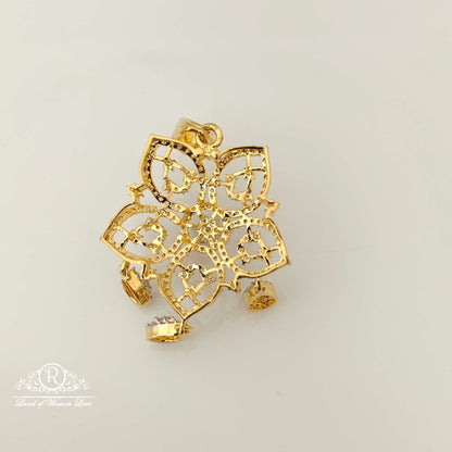 Silver Diamond Replica Design CZ-Stones Locket-RCCP50