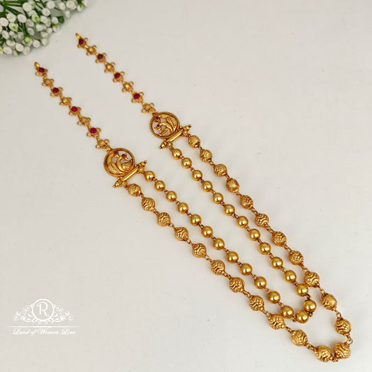 haram 92.5 silver simple andcute haram with gold balls and fixed side lockets-rcp145 92.5 silver ramala jewelry / ramala collections