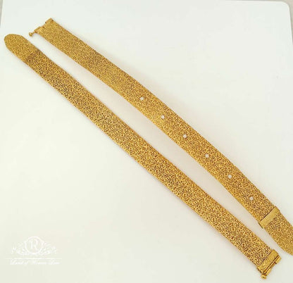 silver vaddanam back hip belt design-rc87-60p42 92.5 silver ramala jewelry / ramala collections