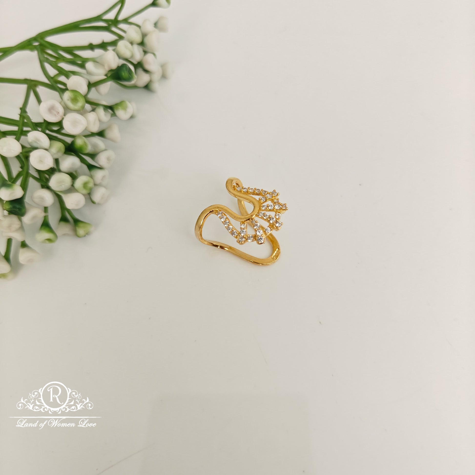 ring 92.5 silver simple and cute cz- stones vanki ring cz 92.5 silver ramala jewelry / ramala collections