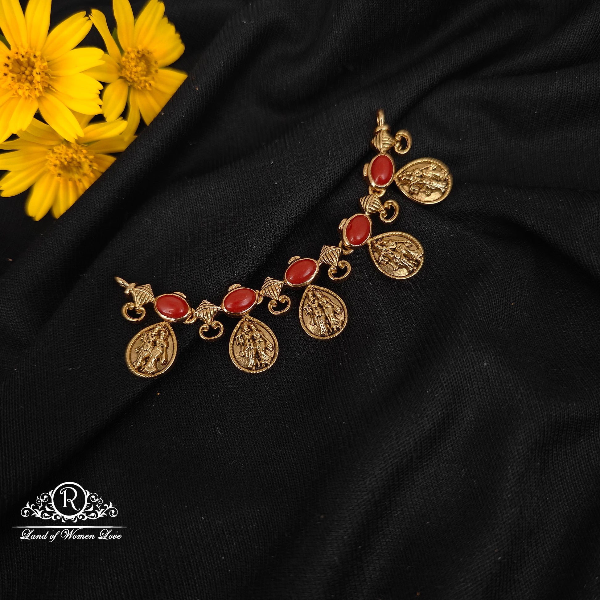 92.5 silver simple and cute mala locket 92.5 silver ramala jewelry / ramala collections