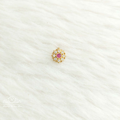 nose pin silver nose pins-sa507-4 92.5 silver ramala jewelry / ramala collections