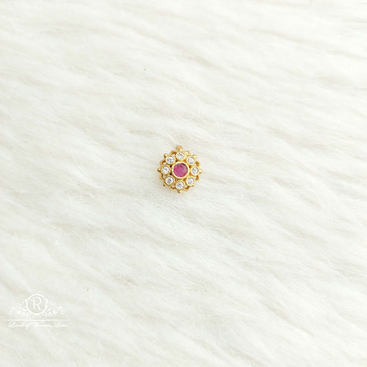 nose pin silver nose pins-sa507-4 92.5 silver ramala jewelry / ramala collections