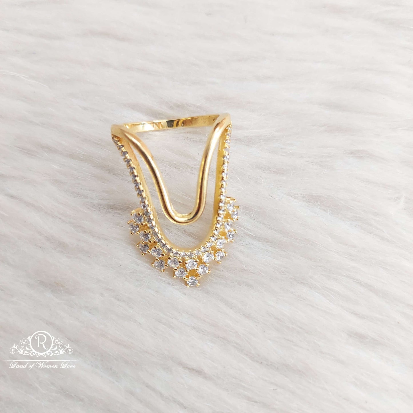 ring silver cz- stones finger ring-sa112 cz 92.5 silver ramala jewelry / ramala collections