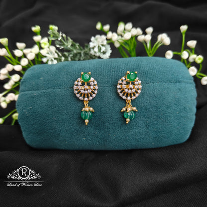 earrings 92.5 silver diamond finishing earrings 92.5 silver ramala jewelry / ramala collections