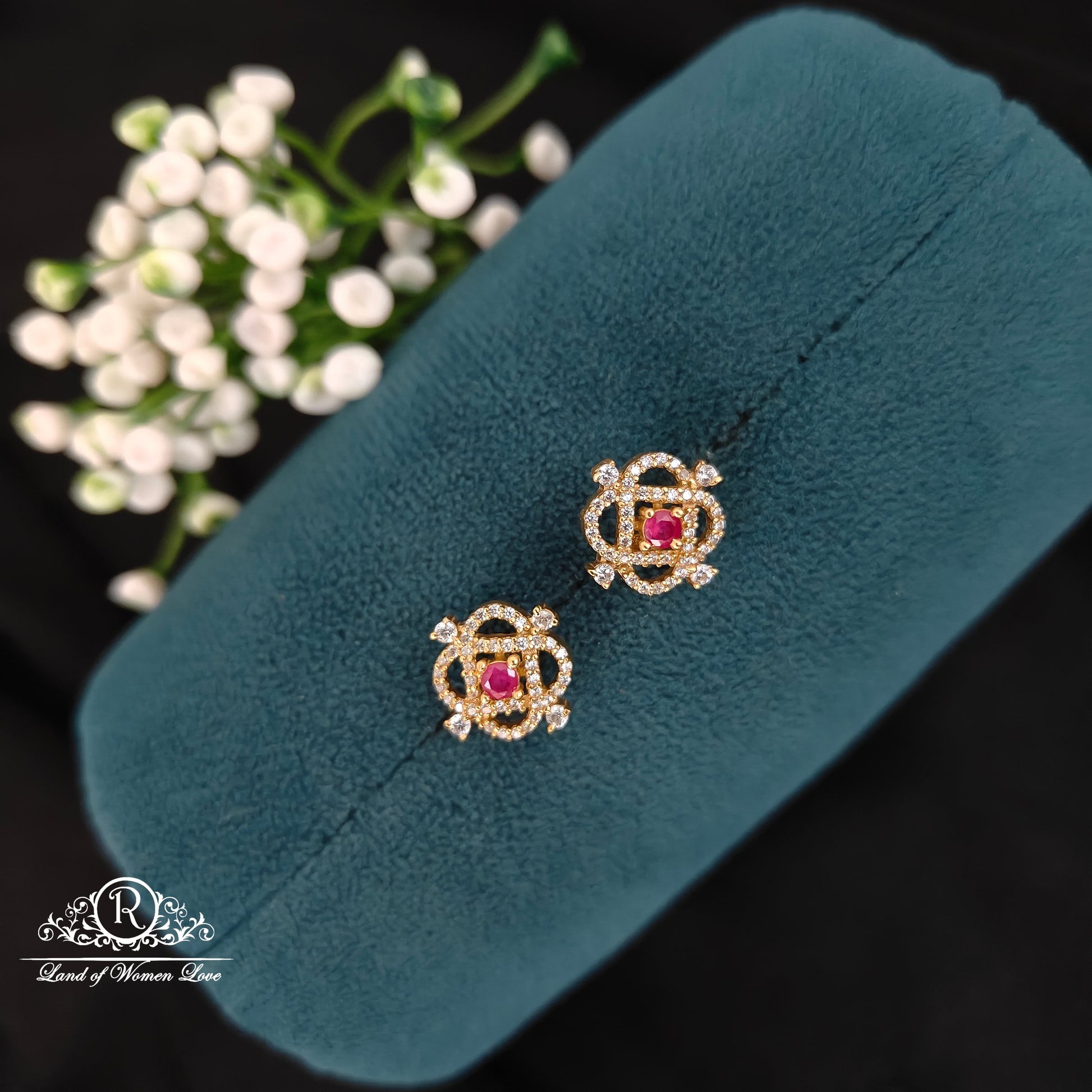 earrings silver cute and beautiful earrings -rcbg096-1 92.5 silver ramala jewelry / ramala collections