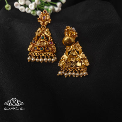 92.5 silver simple and Cute earrings - RCJR977