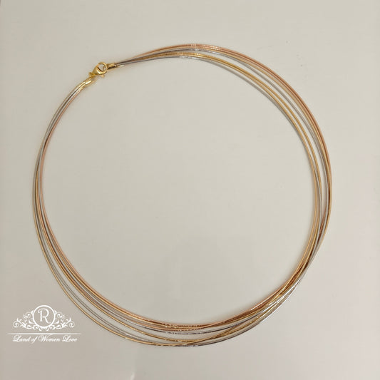 chain 92.5 silver imported italian 3 tone hasli chain-rcra7 92.5 silver ramala jewelry / ramala collections