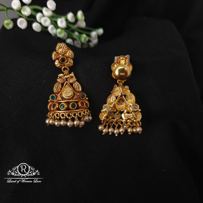 92.5 silver simple and Cute earrings - RCJR979