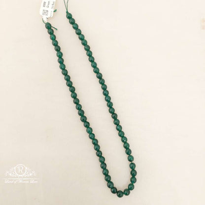 6MM Green Zaid Round Beads-MJ11-2